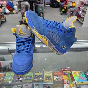 Nike Air Jordan Retro 5 Laney JSP Varsity Royal/Varsity Maize CD2720-400 Sz 10.5